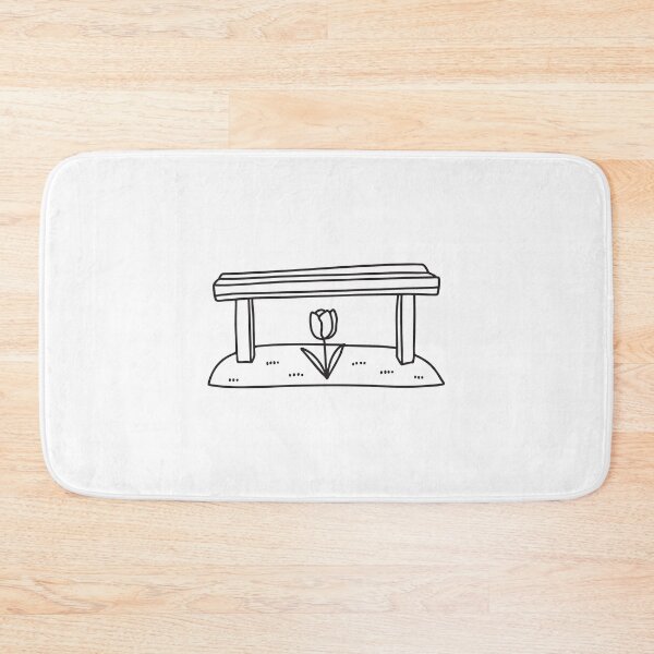 Item preview, Tulip Beneath Short Wooden Bench designed and sold by rasagamastore.