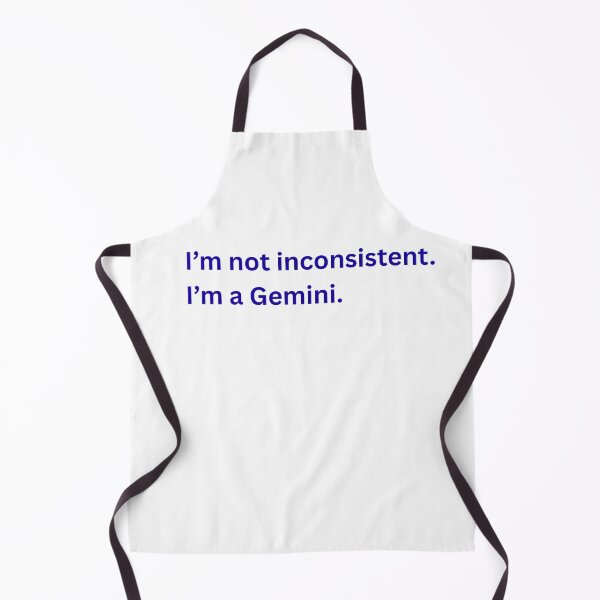 Item preview, It's Because I'm a Gemini Funny Gift Idea for a Gemini (blue text) designed and sold by Wordfall.