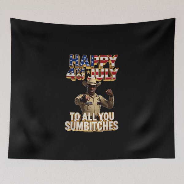 Item preview, Happy 4th of July to All You Sumbitches Patriotic American designed and sold by CallDesign.