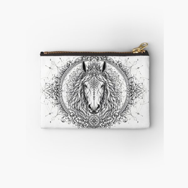 Item preview, Arte Mandala Caballo Real | Ilustración de Caballo Coronado con Geometría Sagrada | Arte Ornamental de Lujo designed and sold by suryabumblee.
