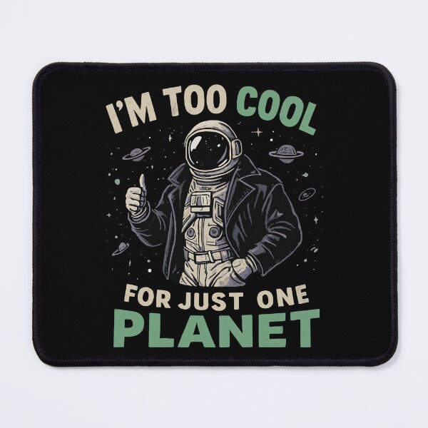 Item preview, I'm too cool for just one planet designed and sold by HandicraftArt.