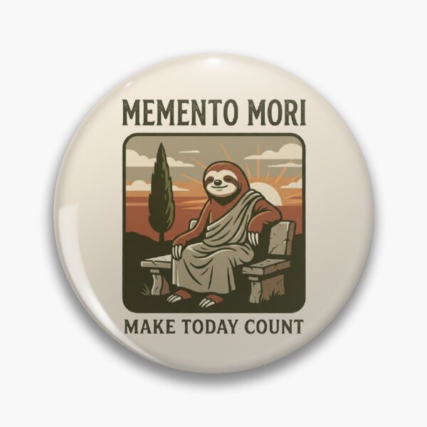 Item preview, Memento Mori Sloth – Philosophical Sunset designed and sold by Dogandesighn.