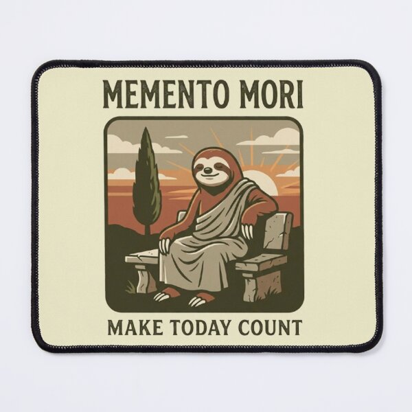 Item preview, Memento Mori Sloth – Philosophical Sunset designed and sold by Dogandesighn.