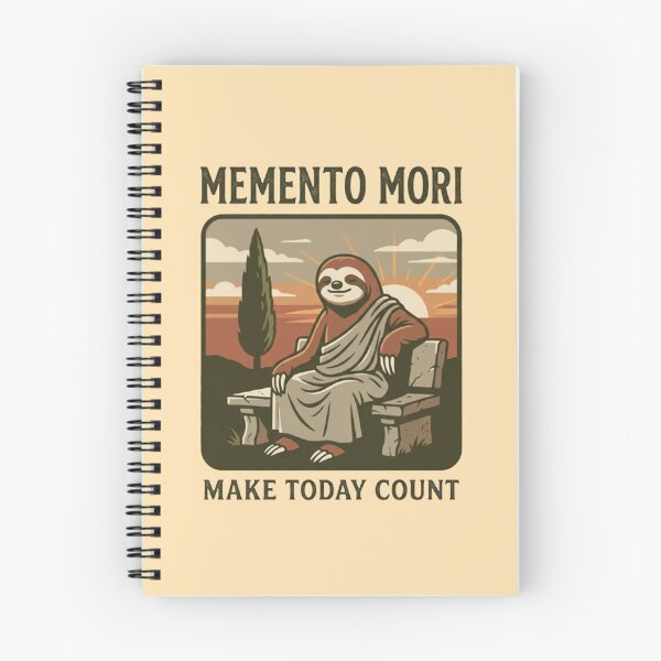 Item preview, Memento Mori Sloth – Philosophical Sunset designed and sold by Dogandesighn.