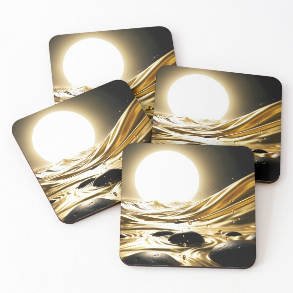 Item preview, The Golden Sea beyond imagination – Mystical sunrise designed and sold by VoidVeilStudio.