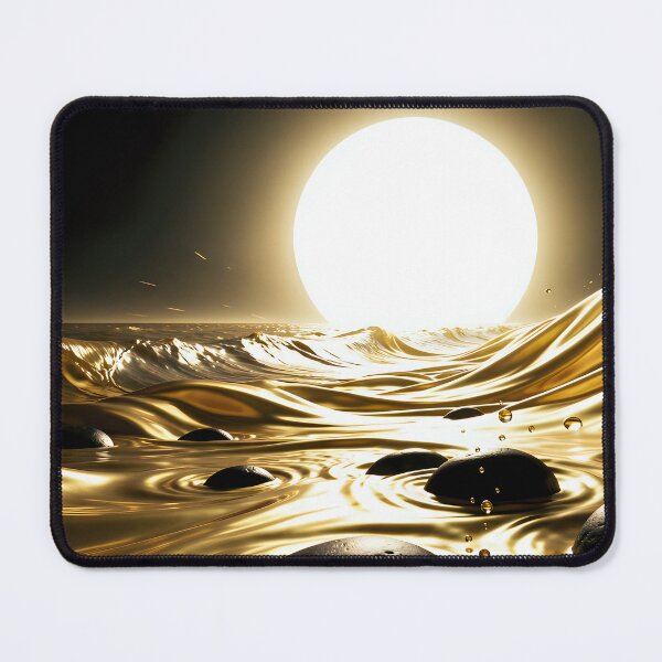 Item preview, The Golden Sea beyond imagination – Mystical sunrise designed and sold by VoidVeilStudio.