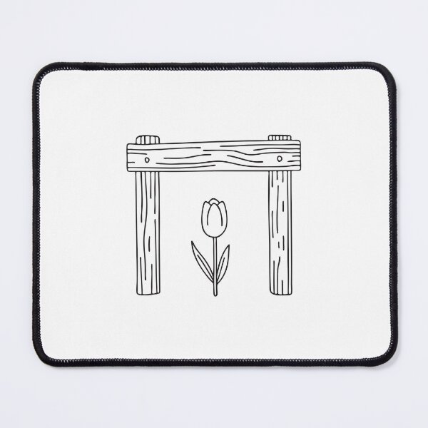 Item preview, Tulip Beneath Wooden Trellis Pattern designed and sold by rasagamastore.