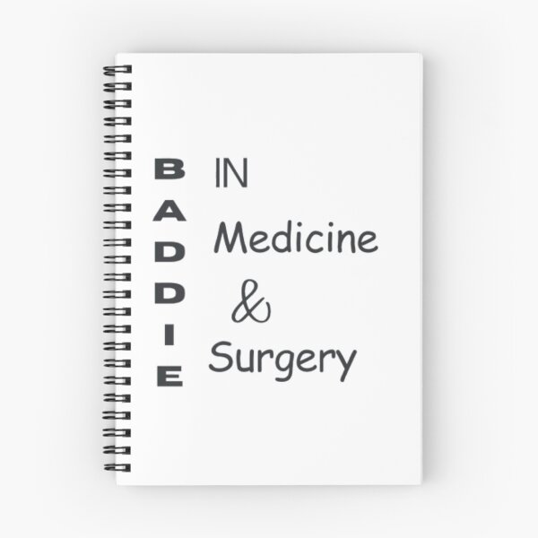 Item preview, Baddie in Medicine and Surgery Funny Medical Student Sticker designed and sold by OffScripted.