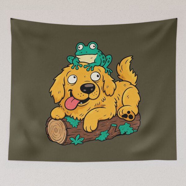 Item preview, Log, Dog, Frog designed and sold by BrambleBox.