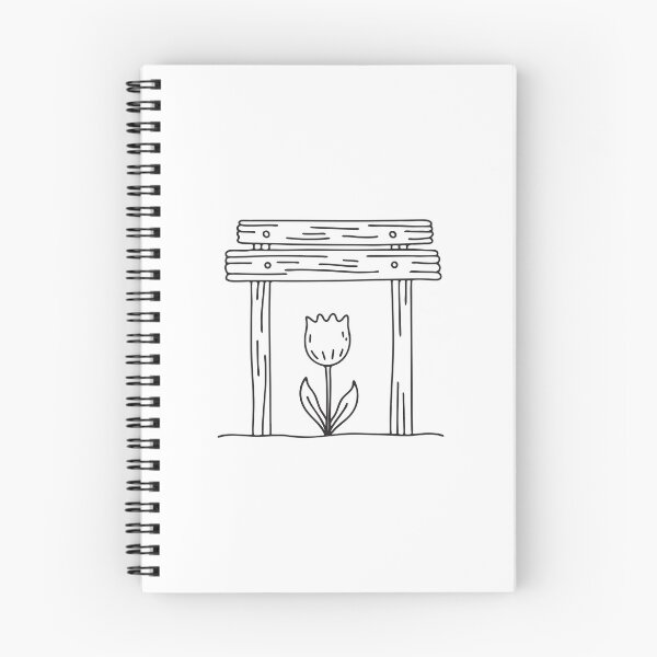 Item preview, Tulip Growing Beneath Trellis Wall designed and sold by rasagamastore.