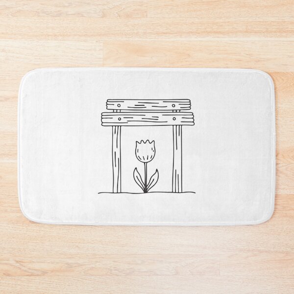 Item preview, Tulip Growing Beneath Trellis Wall designed and sold by rasagamastore.