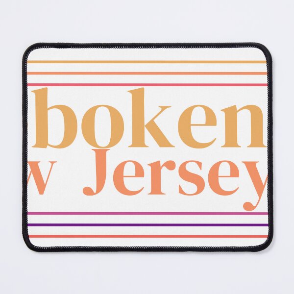 Item preview, Hoboken New Jersey City Marked On Map designed and sold by TheIconSmith.