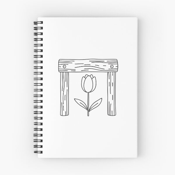 Item preview, Tulip Blooming Beneath Wooden Trellis Wall designed and sold by rasagamastore.