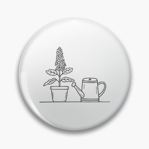 Item preview, Watering Can Near Tulsi Plant designed and sold by rasagamastore.