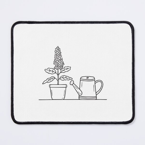 Item preview, Watering Can Near Tulsi Plant designed and sold by rasagamastore.