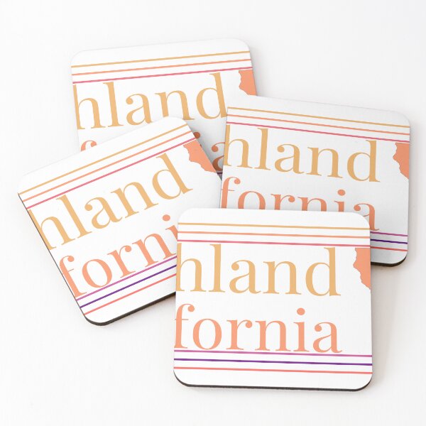 Item preview, Highland California City Marked On Map designed and sold by TheIconSmith.