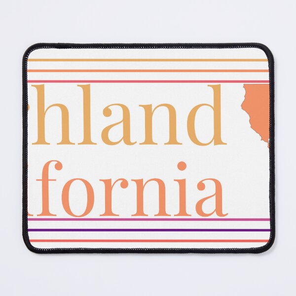 Item preview, Highland California City Marked On Map designed and sold by TheIconSmith.
