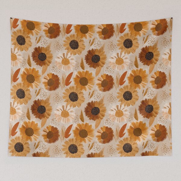 Item preview, Edgy Sunflower Print - Hawaiian Flower Pattern - Valentine Gifts For Men designed and sold by RoyalStarsPatts.