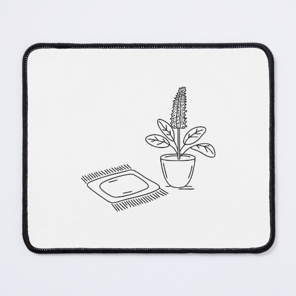 Item preview, Tulsi Plant Beside Woven Rug Mat designed and sold by rasagamastore.
