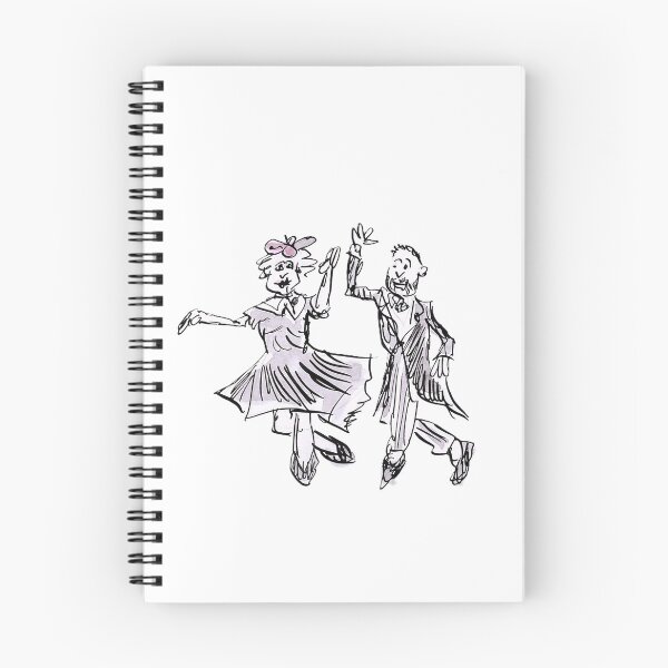 Item preview, Couple dancing cha cha cha designed and sold by Inky Fingers Illustrations.