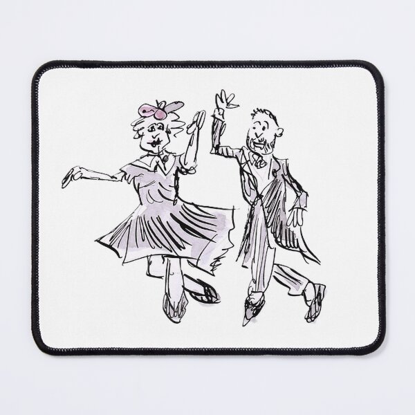 Item preview, Couple dancing cha cha cha designed and sold by Inky Fingers Illustrations.