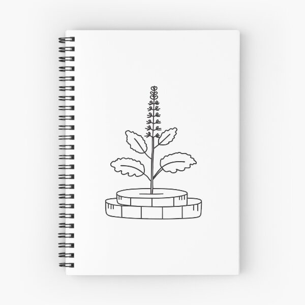 Item preview, Tulsi Plant on Raised Brick Platform designed and sold by rasagamastore.