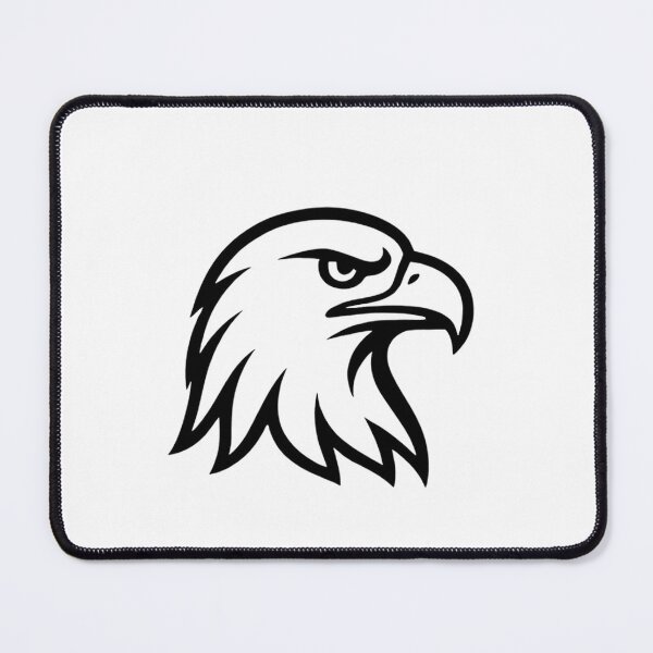 Item preview, Majestic Eagle Head Minimalist Line Art Geometric Mascot designed and sold by Form & Fauna.