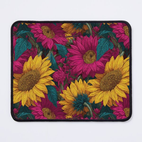 Item preview, Artistic Sunflower Print - Botanical Garden Pattern - Valentine Gifts For Girlfriend designed and sold by RoyalStarsPatts.