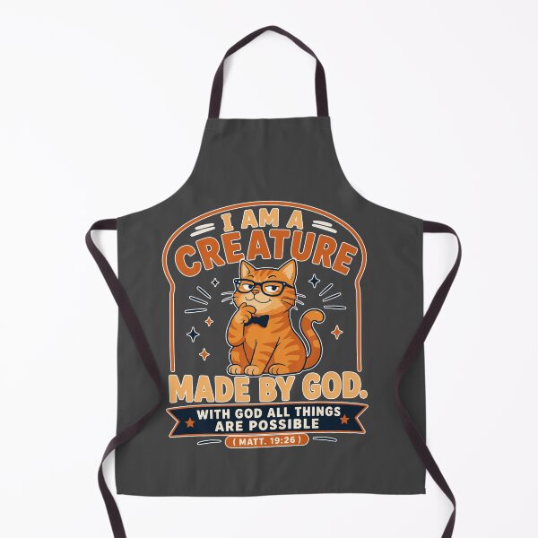 Item preview, Christian Cat Lover Faith Apparel for Cat Owners Matthew 19:26 designed and sold by ALCOSHIRTS OFFICIAL.