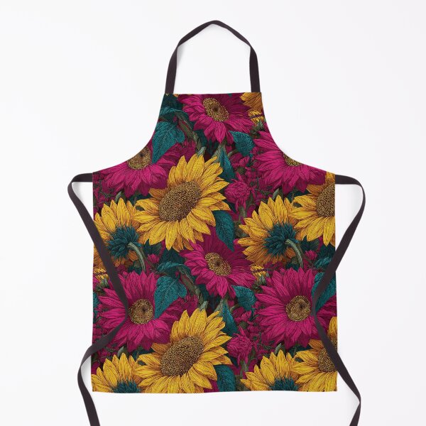 Item preview, Artistic Sunflower Print - Botanical Garden Pattern - Valentine Gifts For Girlfriend designed and sold by RoyalStarsPatts.