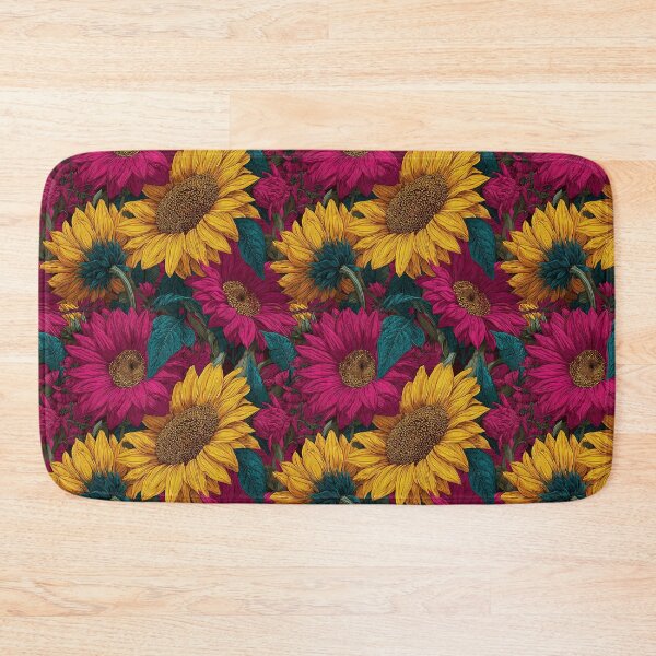 Item preview, Artistic Sunflower Print  - Botanical Garden Pattern - Valentine Gifts For Girlfriend designed and sold by RoyalStarsPatts.