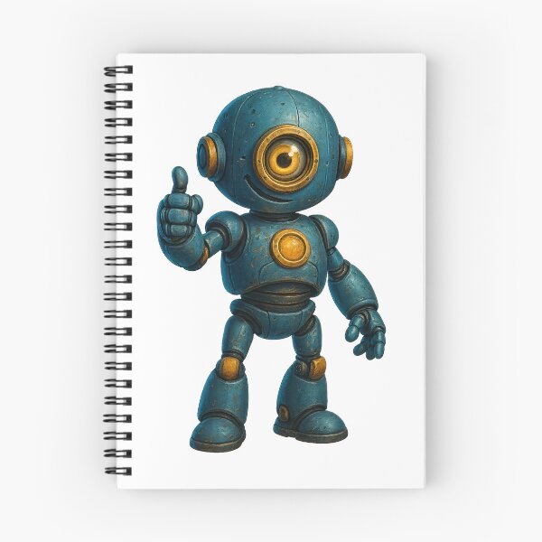 Item preview, Friendly Robot – Cute One-Eyed Robot Art designed and sold by Yomere.