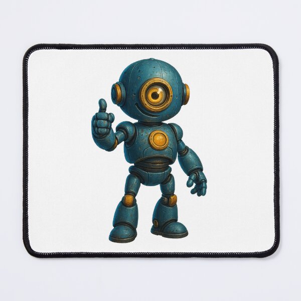 Item preview, Friendly Robot – Cute One-Eyed Robot Art designed and sold by Yomere.