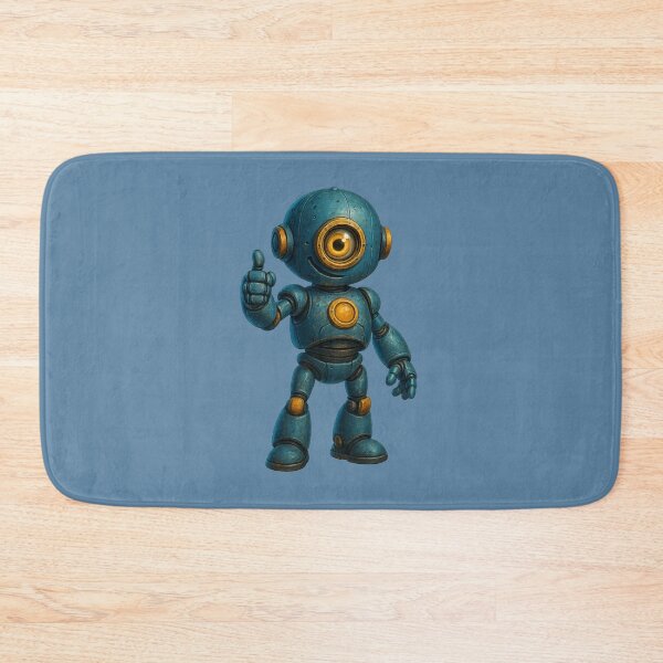 Item preview, Friendly Robot – Cute One-Eyed Robot Art designed and sold by Yomere.