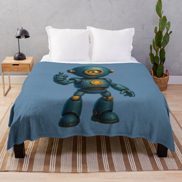 Item preview, Friendly Robot – Cute One-Eyed Robot Art designed and sold by Yomere.