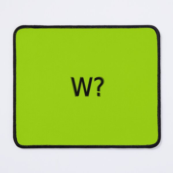 Item preview, W Supreme Green Question Unique Artwork Sign designed and sold by Doctor Schtrudel.