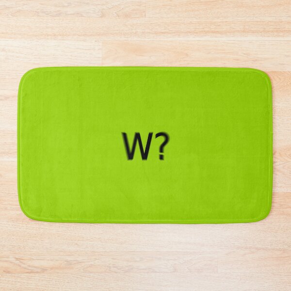 Item preview, W Supreme Green Question Unique Artwork Sign designed and sold by Doctor Schtrudel.