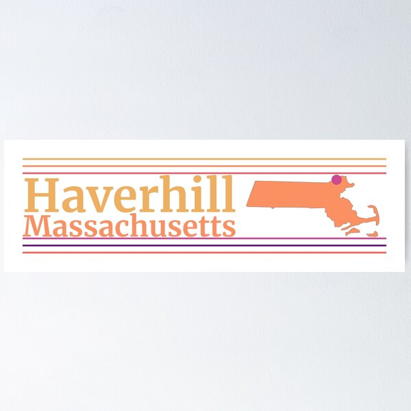 Item preview, Haverhill Massachusetts City Marked On Map designed and sold by TheIconSmith.