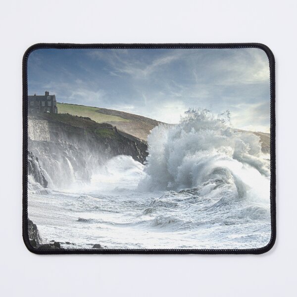 Item preview,  Porthleven Harbour storm designed and sold by kathleenjean.