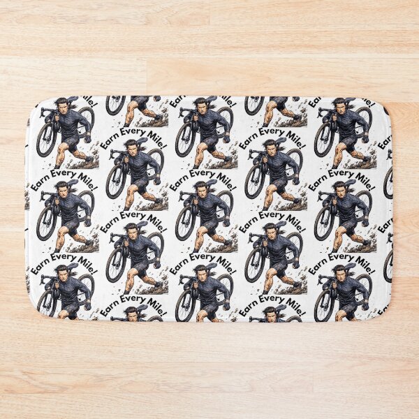 Item preview, CycloCrossKing — Earn Every Mile | Cyclocross CX Mud Humour designed and sold by Pedal & Pace.