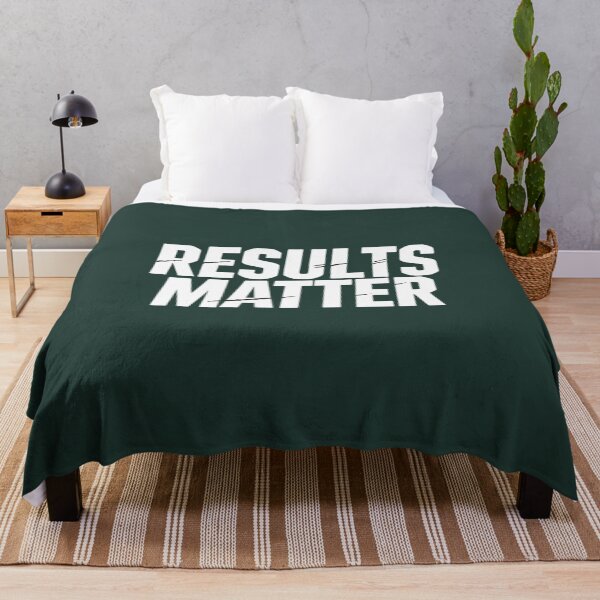 Item preview, Results Matter Gym Workout Discipline Quote designed and sold by Endless7Art.