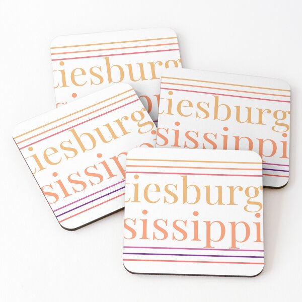 Item preview, Hattiesburg Mississippi City Marked On Map designed and sold by TheIconSmith.