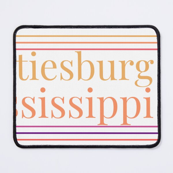 Item preview, Hattiesburg Mississippi City Marked On Map designed and sold by TheIconSmith.