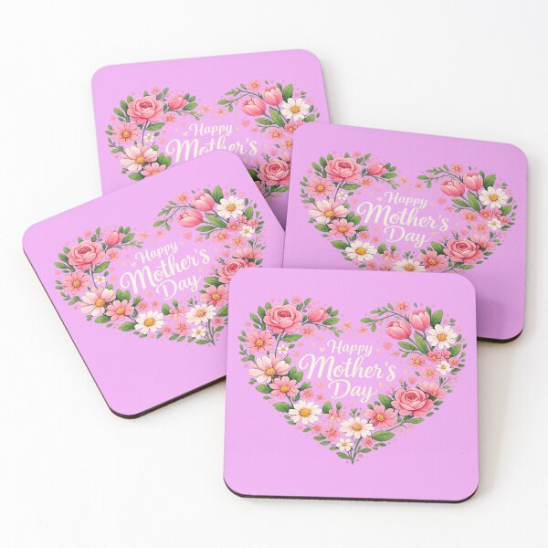 Item preview, Floral Heart Happy Mother’s Day designed and sold by mbmstores.