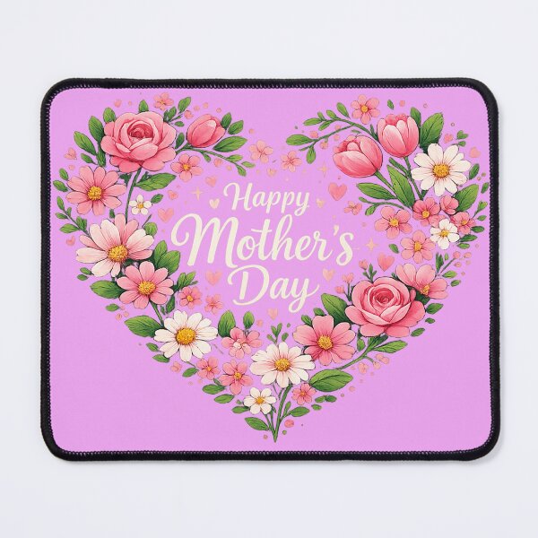 Item preview, Floral Heart Happy Mother’s Day designed and sold by mbmstores.