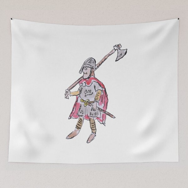 Item preview, 1066 Norman knight with axe designed and sold by Inky Fingers Illustrations.