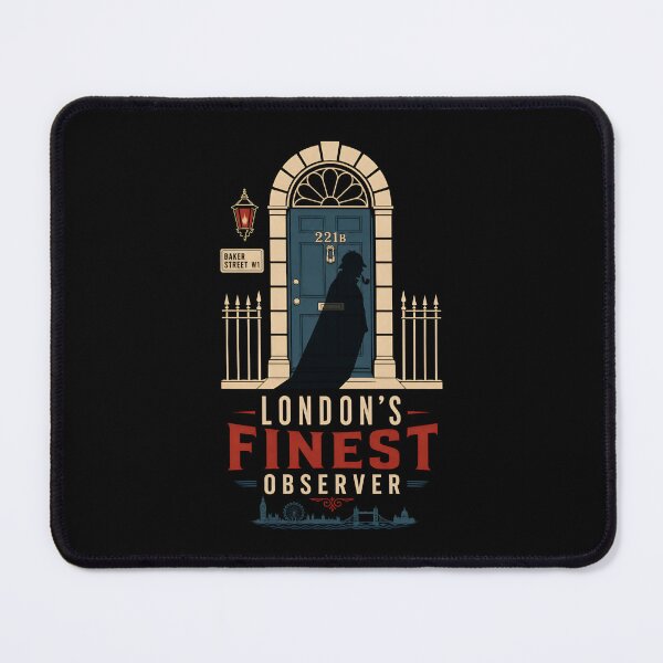 Item preview, London's Finest Observer 221B Baker Street Sherlock Holmes Art designed and sold by Fenay Designs.
