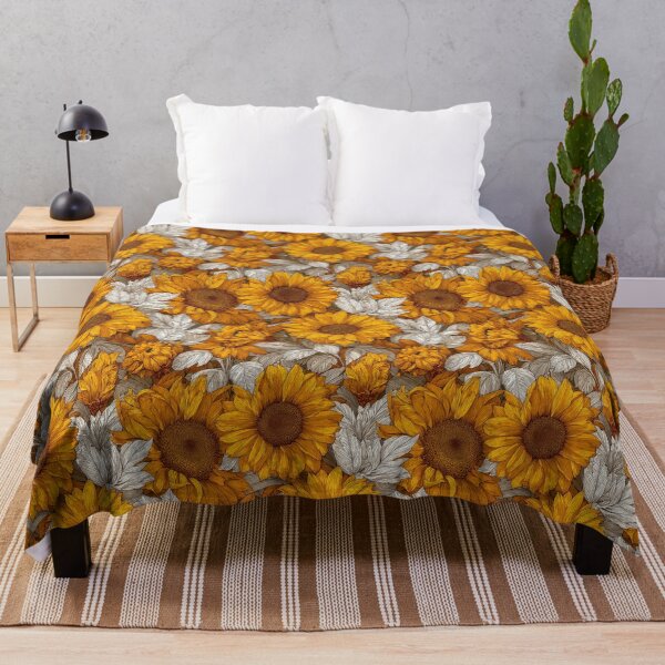 Item preview, Lush Sunflower Print - Hawaiian Flower Pattern - Valentine Gifts For wife designed and sold by RoyalStarsPatts.