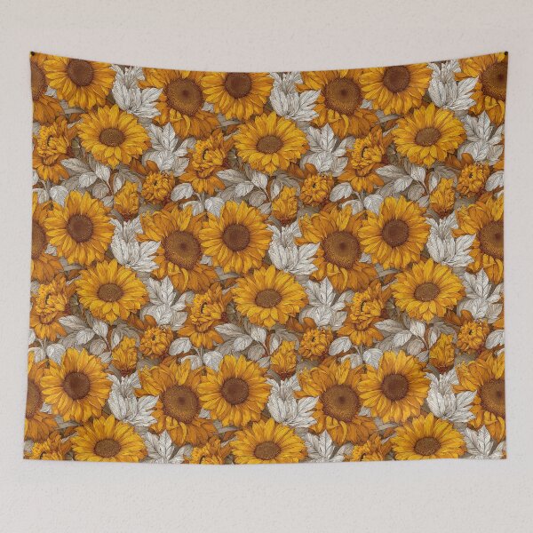 Item preview, Lush Sunflower Print - Hawaiian Flower Pattern - Valentine Gifts For wife designed and sold by RoyalStarsPatts.