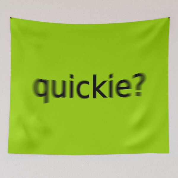Item preview, Quickie Supreme Green Question Unique Artwork Sign designed and sold by Doctor Schtrudel.